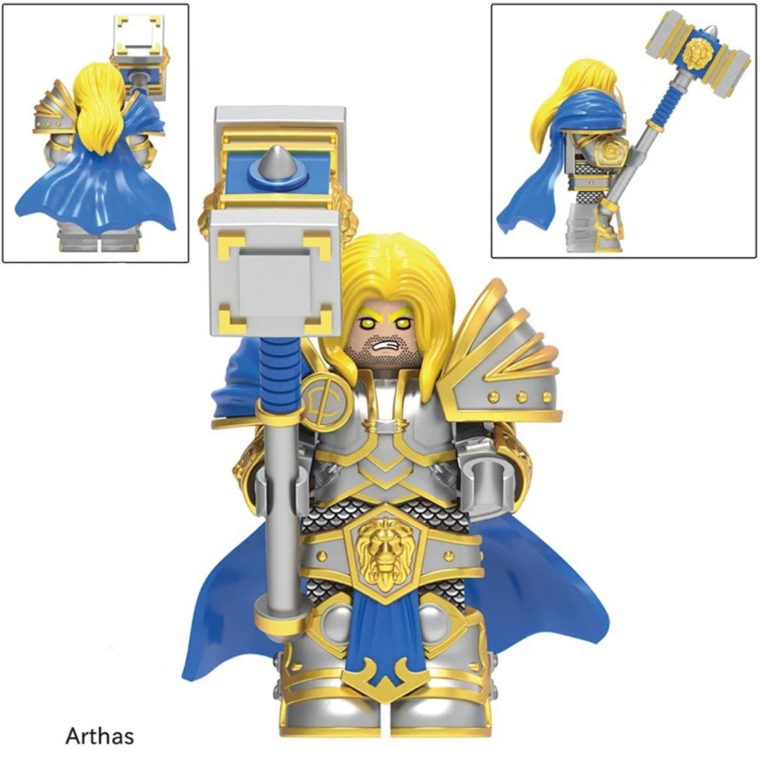 MINIFIGURE WORLD OF WARCRAFT UNIVERS: PRINCE ARTHAS MENETHIL custom