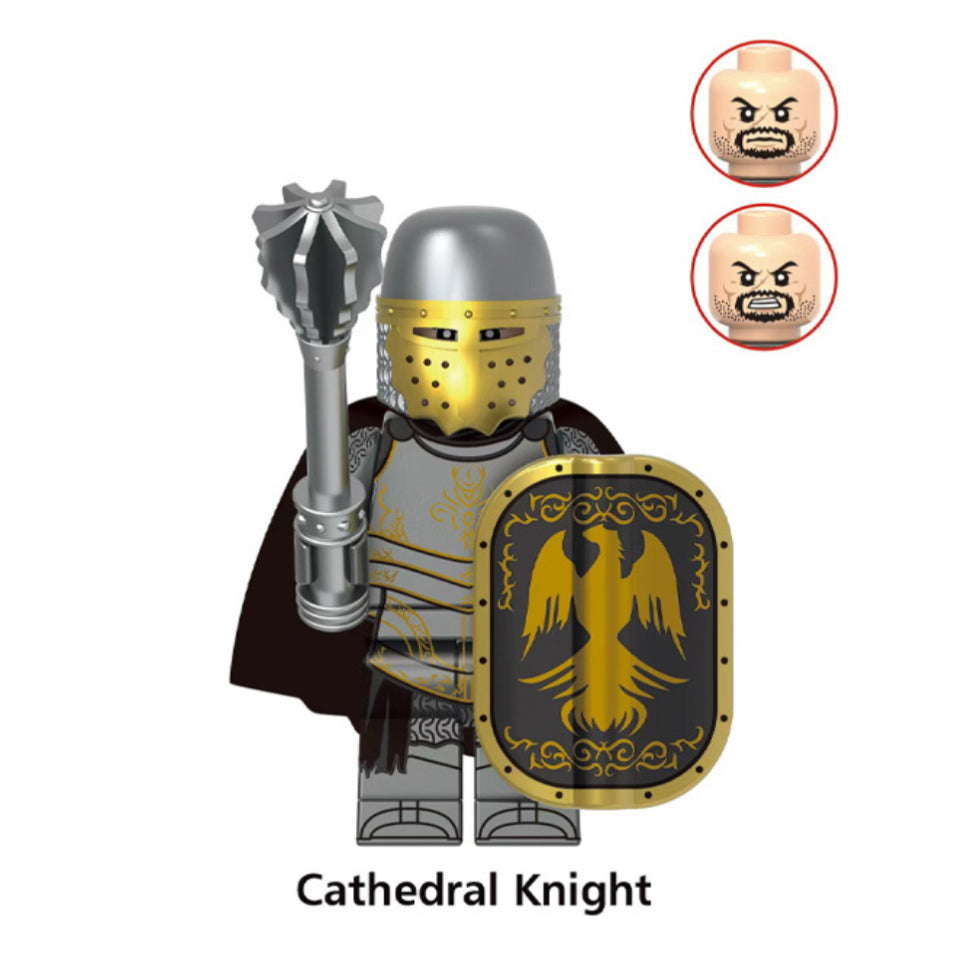 MINIFIGURE MÉDIÉVALE UNIVERS: CATHÉDRAL KNIGHT Custom