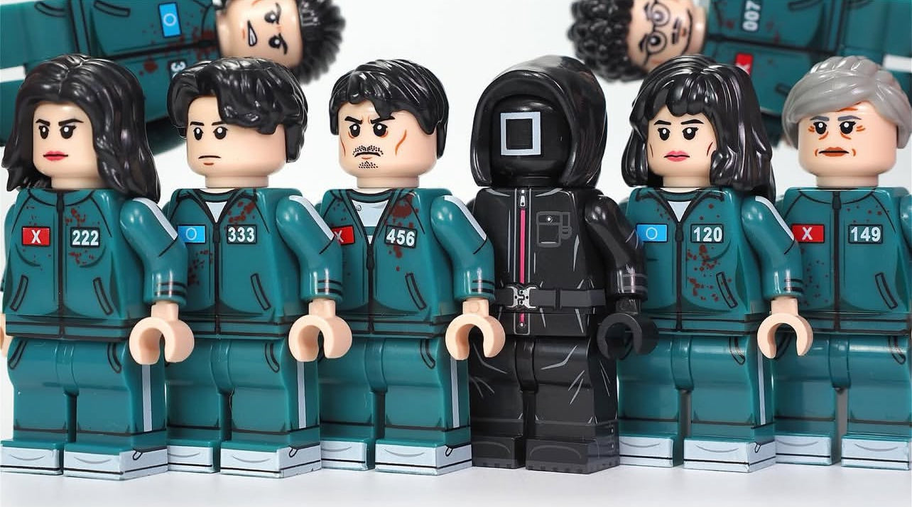 MINIFIGURE SQUID GAME UNIVERS: THE OFFICIER custom