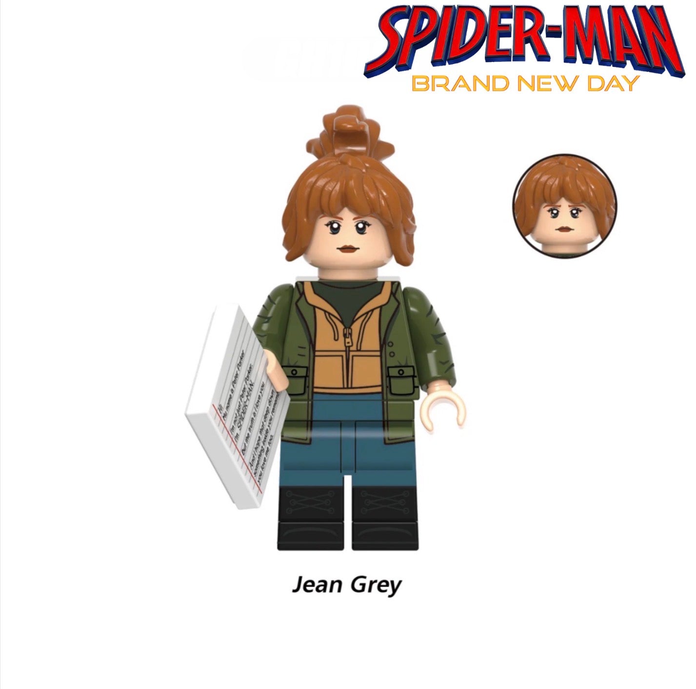 PREVENTE MINIFIGURE MARVEL UNIVERS: SPIDER-MAN BRAND NEW DAY JEAN GREY Custom Disponibilité mi-septembre 2026