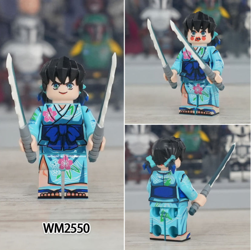 MINIFIGURE DÉMON SLAYER UNIVERS: HASHIBIRA INOSUKE custom