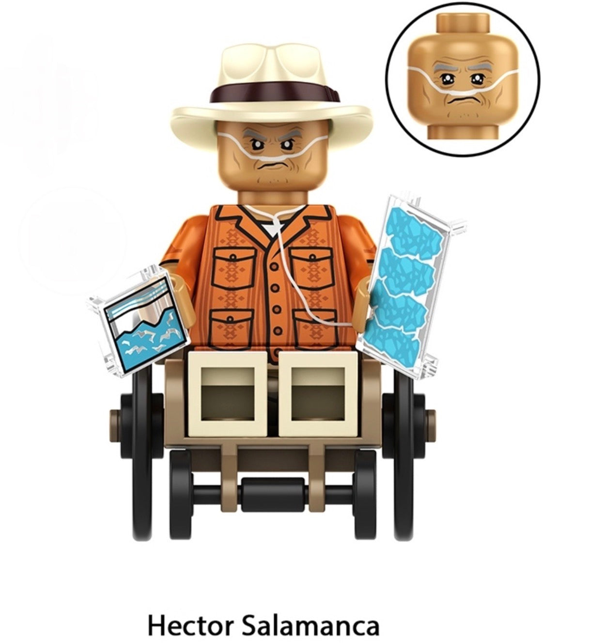 MINIFIGURE BREAKING BAD UNIVERS: HECTOR SALAMANCA custom
