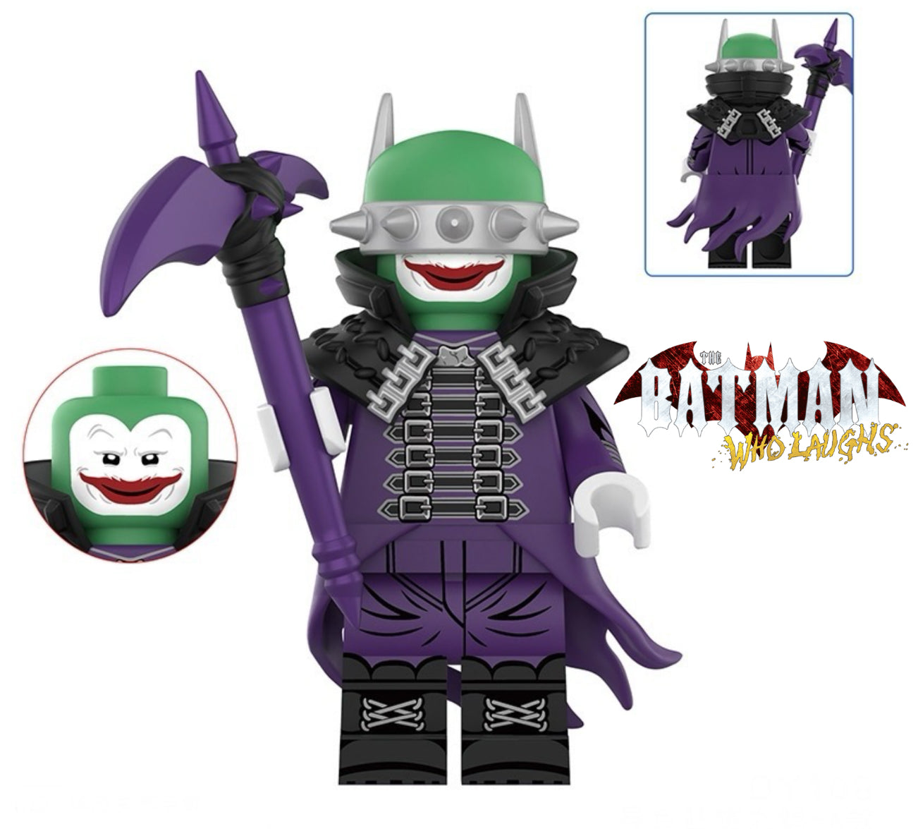 PREVENTE♥️♥️MINIFIGURE DC UNIVERS: ♥️♥️♥️THE BATMAN WHO LAUGHS custom Disponibilité Minifigures fin janvier 2026