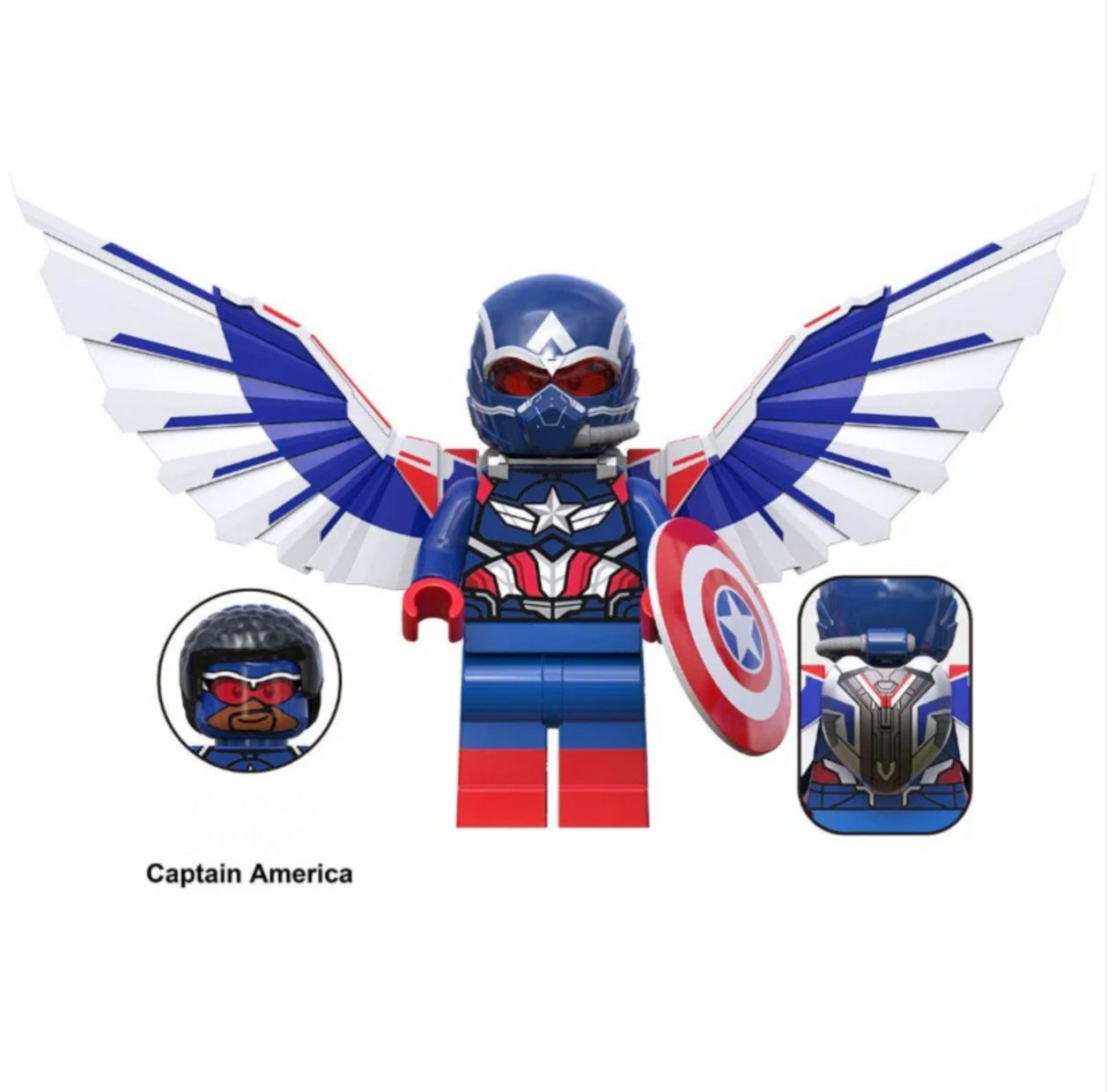 PREVENTE MINIFIGURE MARVEL UNIVERS: NEW CAPTAIN AMERICA custom Disponibilité fin octobre 2025