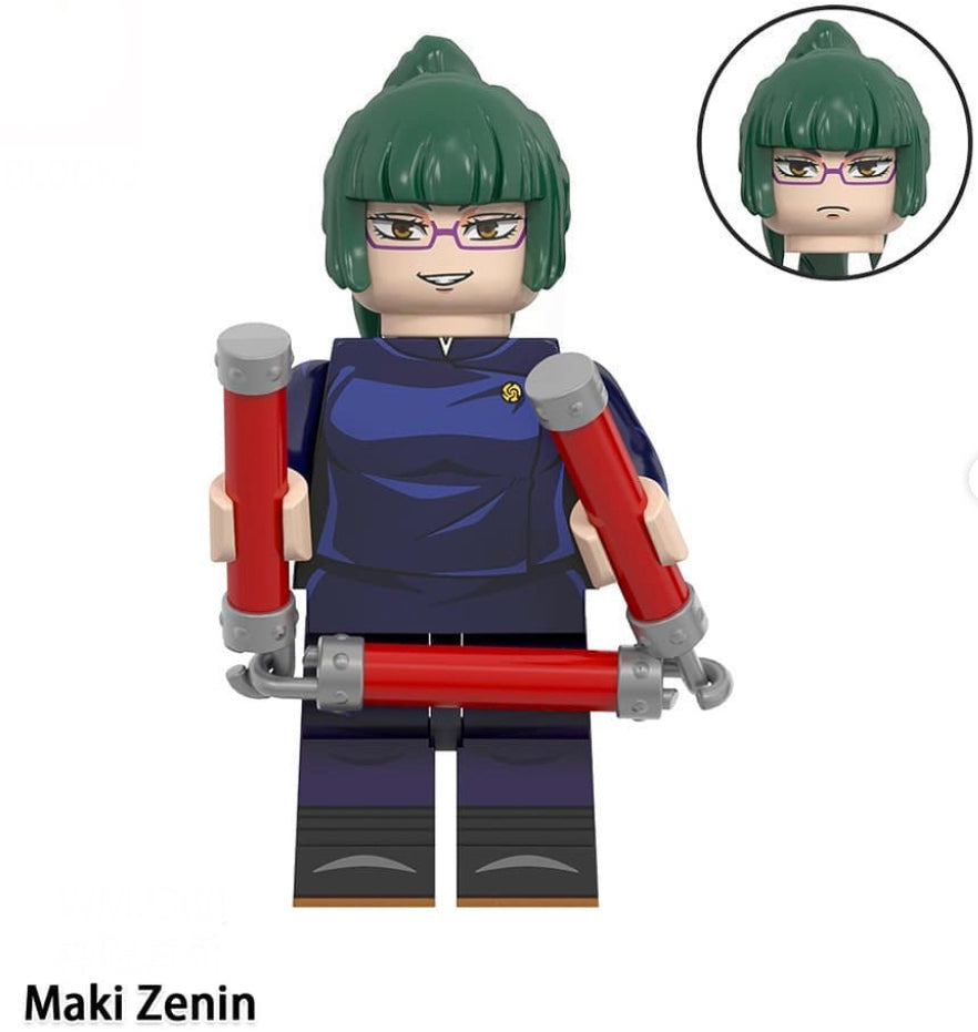 MINIFIGURE JUJUTSU KAISEN UNIVERS: MAKI ZENIN custom