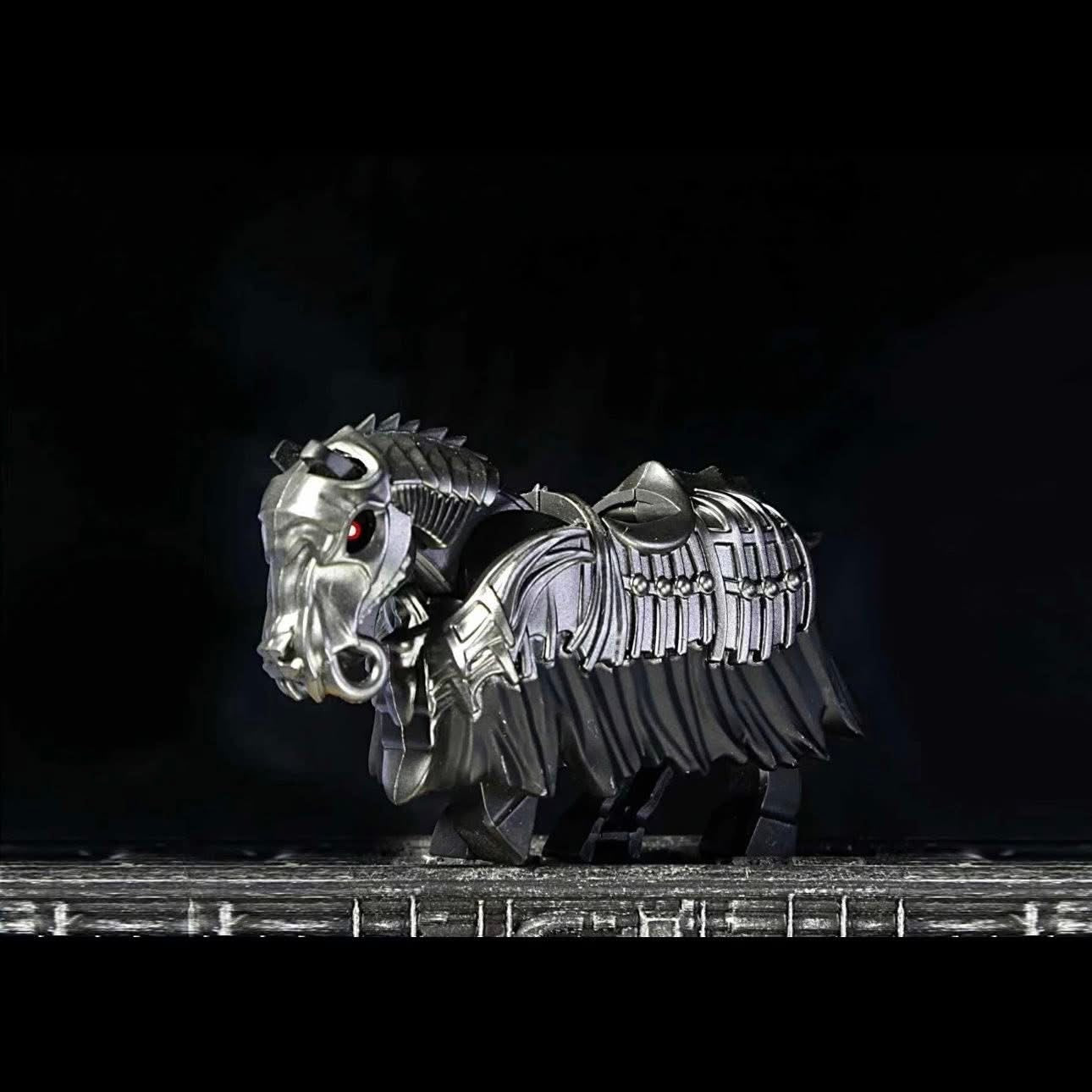 ♥️♥️♥️MINIFIGURE BERSERK UNIVERS: SKULL KNIGHT AND SKULL KNIGHT’S HORSE ♥️♥️♥️custom