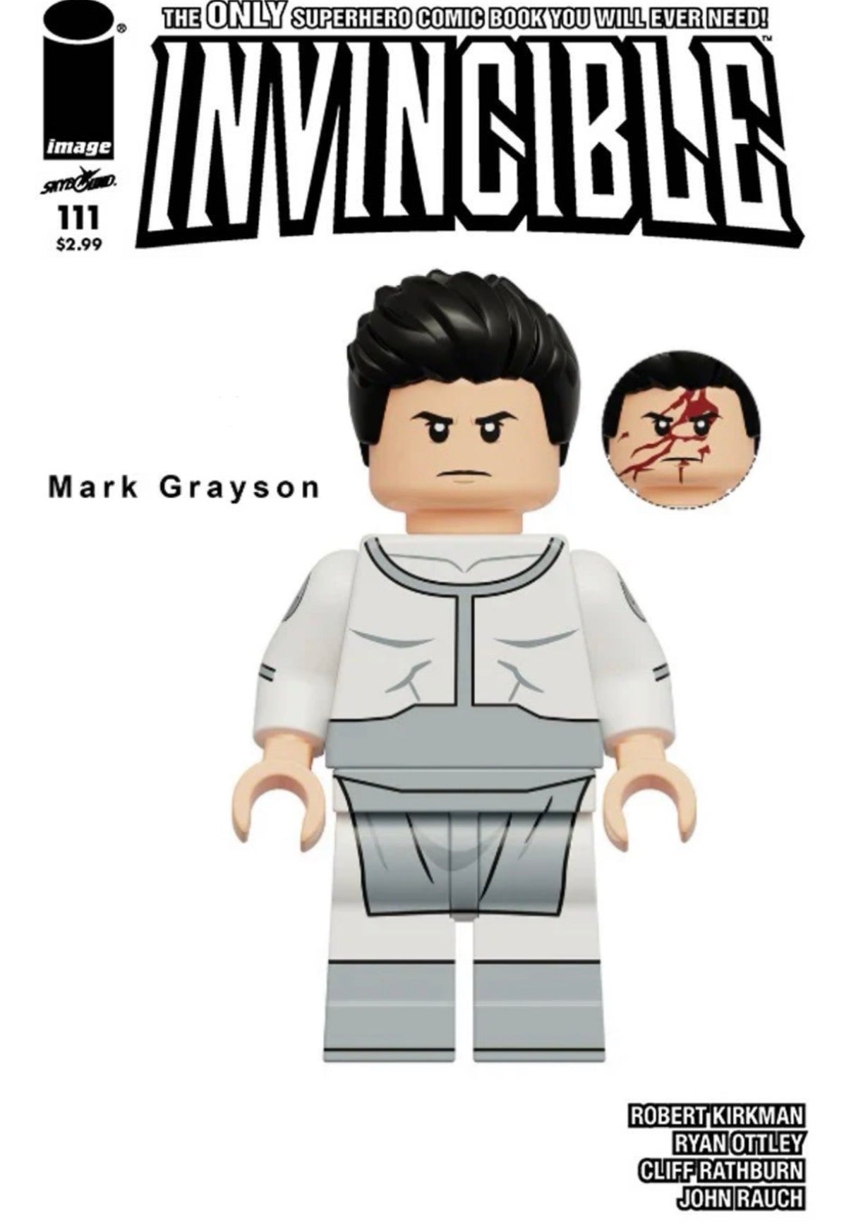 PREVENTE MINIFIGURE INVINCIBLE UNIVERS : MARK GRAYSON custom Disponibilité fin juillet 2026