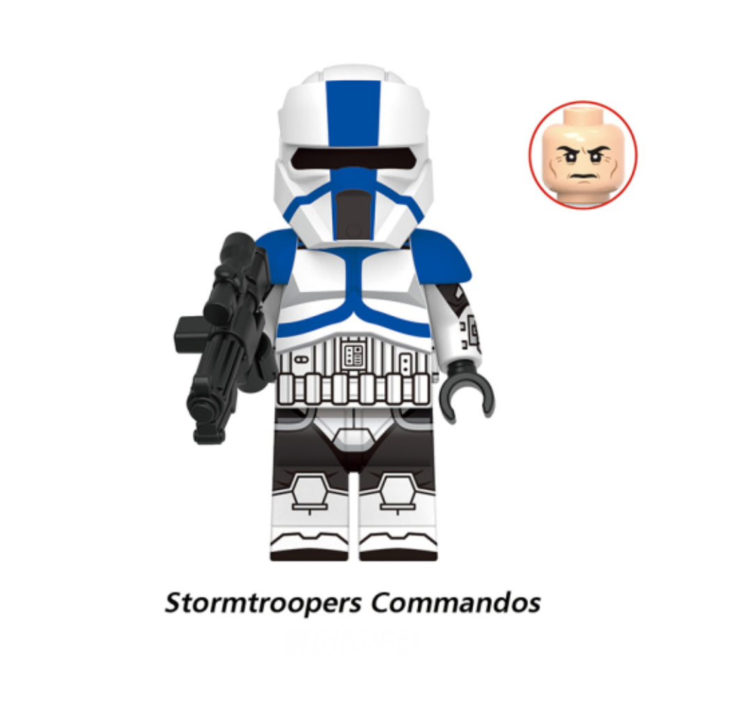 ♥️♥️♥️MINIFIGURE STAR WARS UNIVERS: 501ème STORMTROOPER COMMANDO ♥️♥️♥️custom