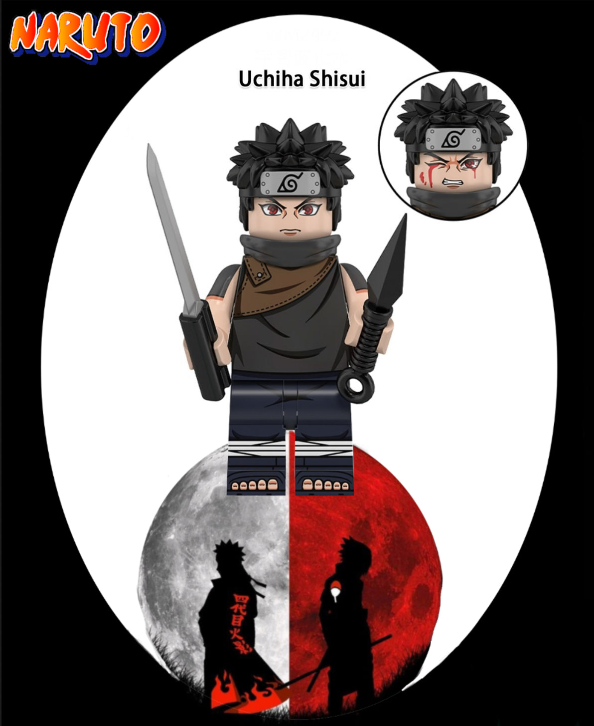 PREVENTE MINIFIGURE NARUTO UNIVERS: UCHIHA SHISUI custom Disponibilité fin Mai 2025