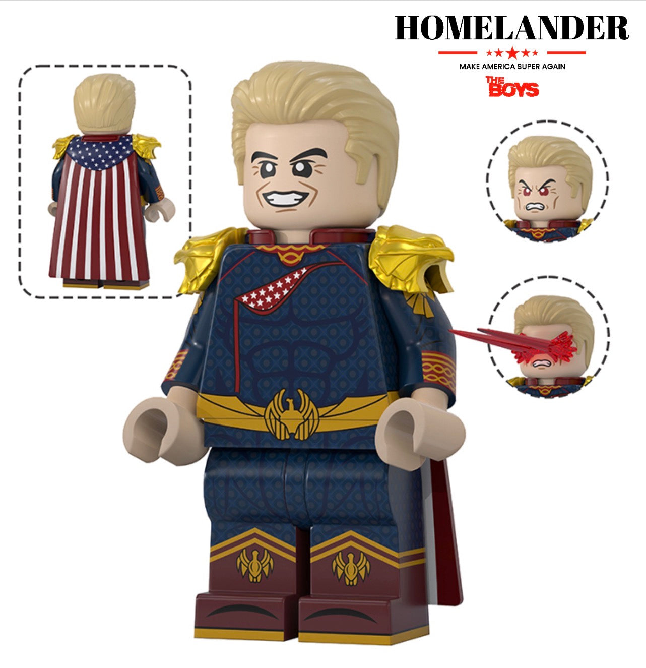 PREVENTE MINIFIGURE THE BOYS UNIVERS: THE HOMELANDER custom Disponibilité mi-septembre 2026