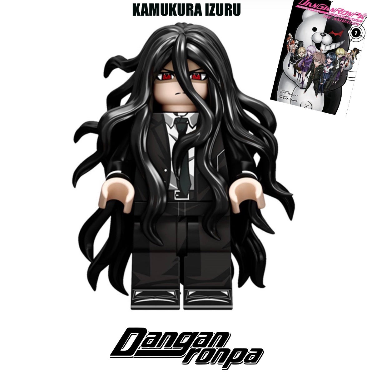 MINIFIGURE SUPER DANGAN RONPA UNIVERS: KAMUKURA IZURU custom