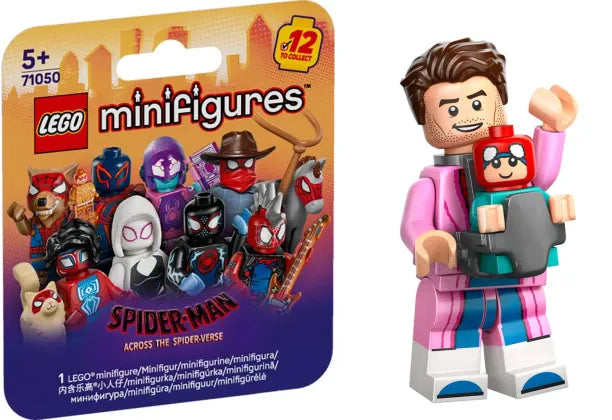 PREVENTE LEGO MINIFIGURE SÉRIES ACROSS THE SPIDER-VERSE : PETER B. PARKER & MAYDAY "Socle+Fascicule inclus " Disponibilité mi-septembre 2025