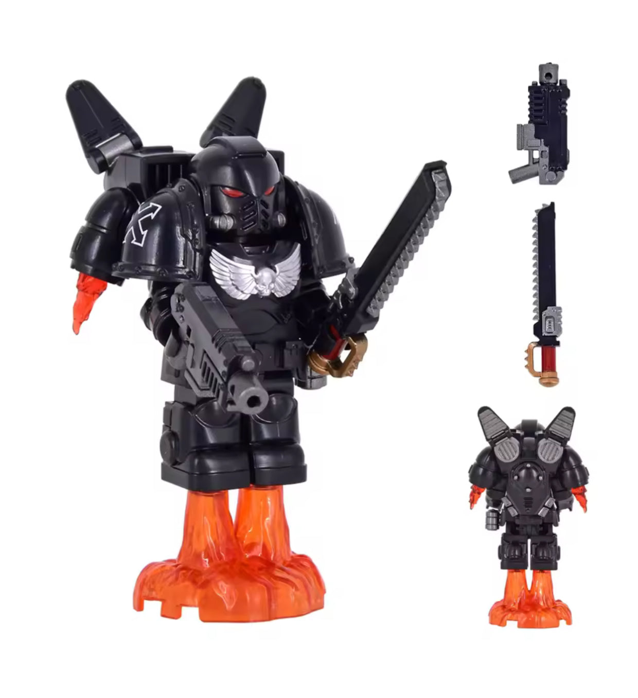 PREVENTE ♥️♥️MINIFIGURE WARHAMMER 40K UNIVERS: RAVEN GUARD ♥️♥️custom Disponibilité début Novembre 2025