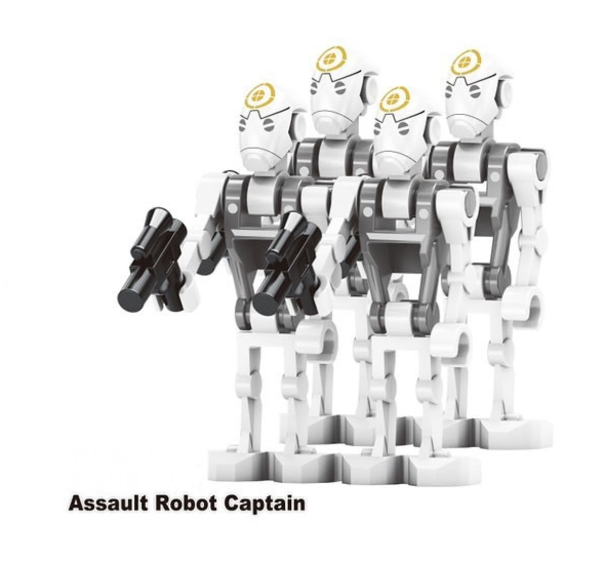 MINIFIGURE STAR WARS UNIVERS: 4 BX-SERIES DROID COMMANDO custom