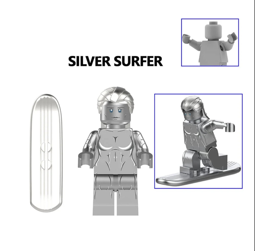 ♥️♥️♥️MINIFIGURE FANTASTIC FOUR: SILVER D’ARGENT (FEMALE) ♥️♥️♥️TOP ZEDBRICK 2025♥️♥️♥️custom