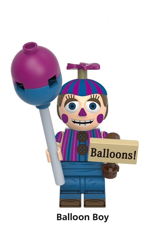MINIFIGURE HORREUR UNIVERS: BALLON BOY "FIVE NIGHTS AT FREDDY’S"CUSTOM