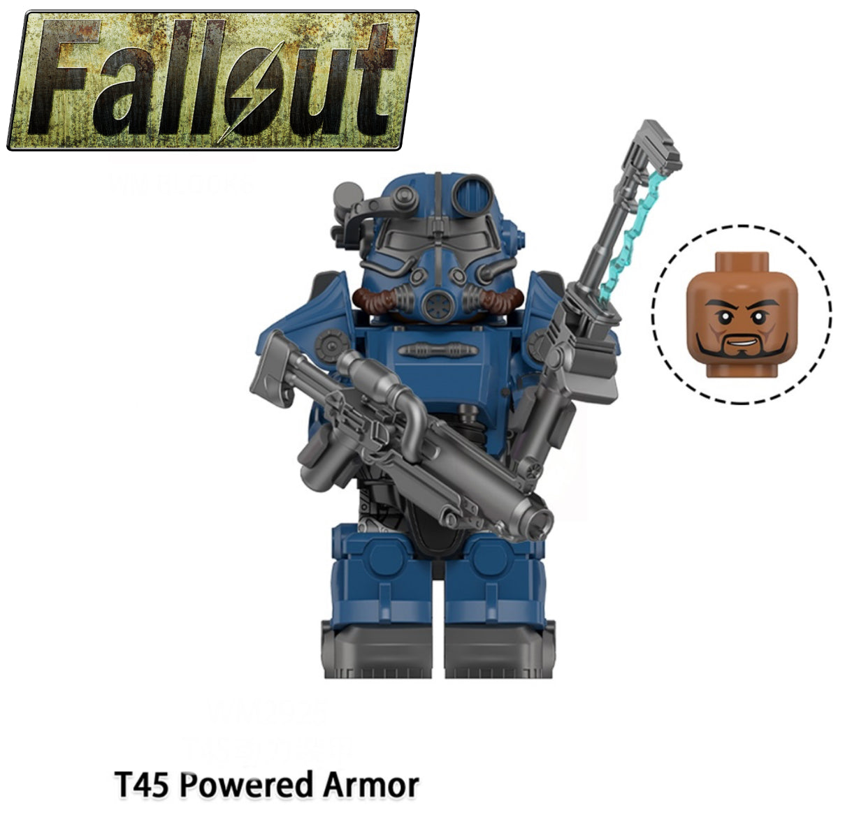 MINIFIGURE FALLOUT UNIVERS: T45 POWERED ARMOR CUSTOM