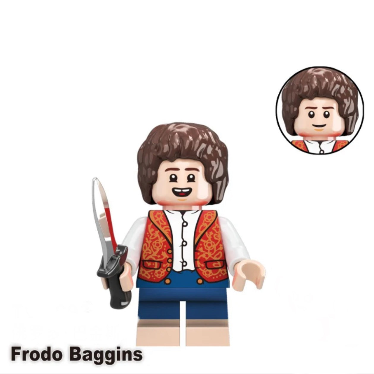 MINIFIGURE LOTR/HOBBIT/TROP UNIVERS: FRODO BAGGINS CUSTOM