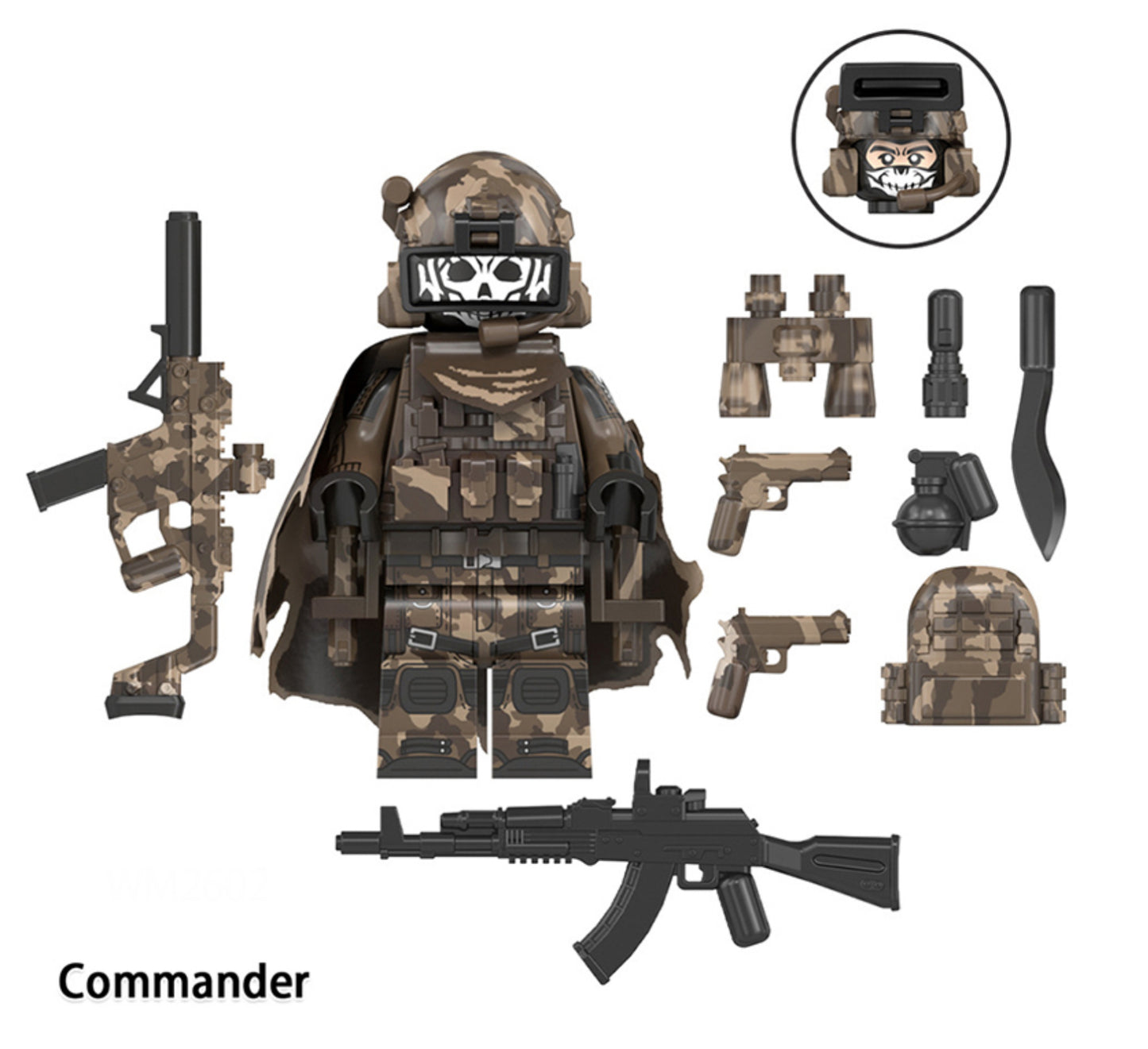 ♥️♥️MINIFIGURE ARMY UNIVERS: COMMANDER CUSTOM♥️♥️