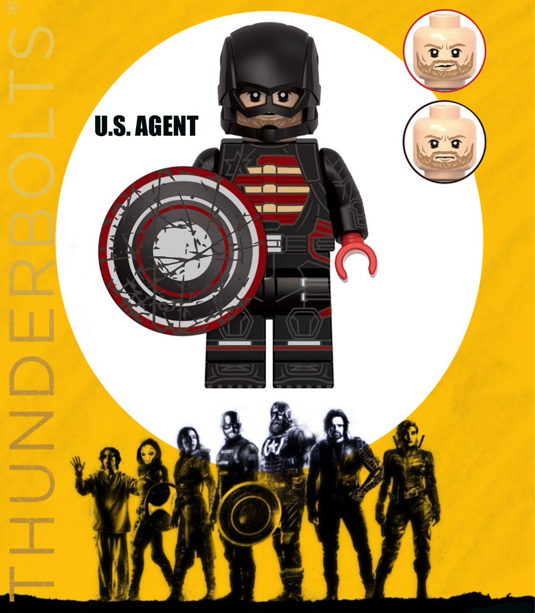 MINIFIGURE MARVEL UNIVERS: U.S. AGENT (THUNDERBOLTS*) custom