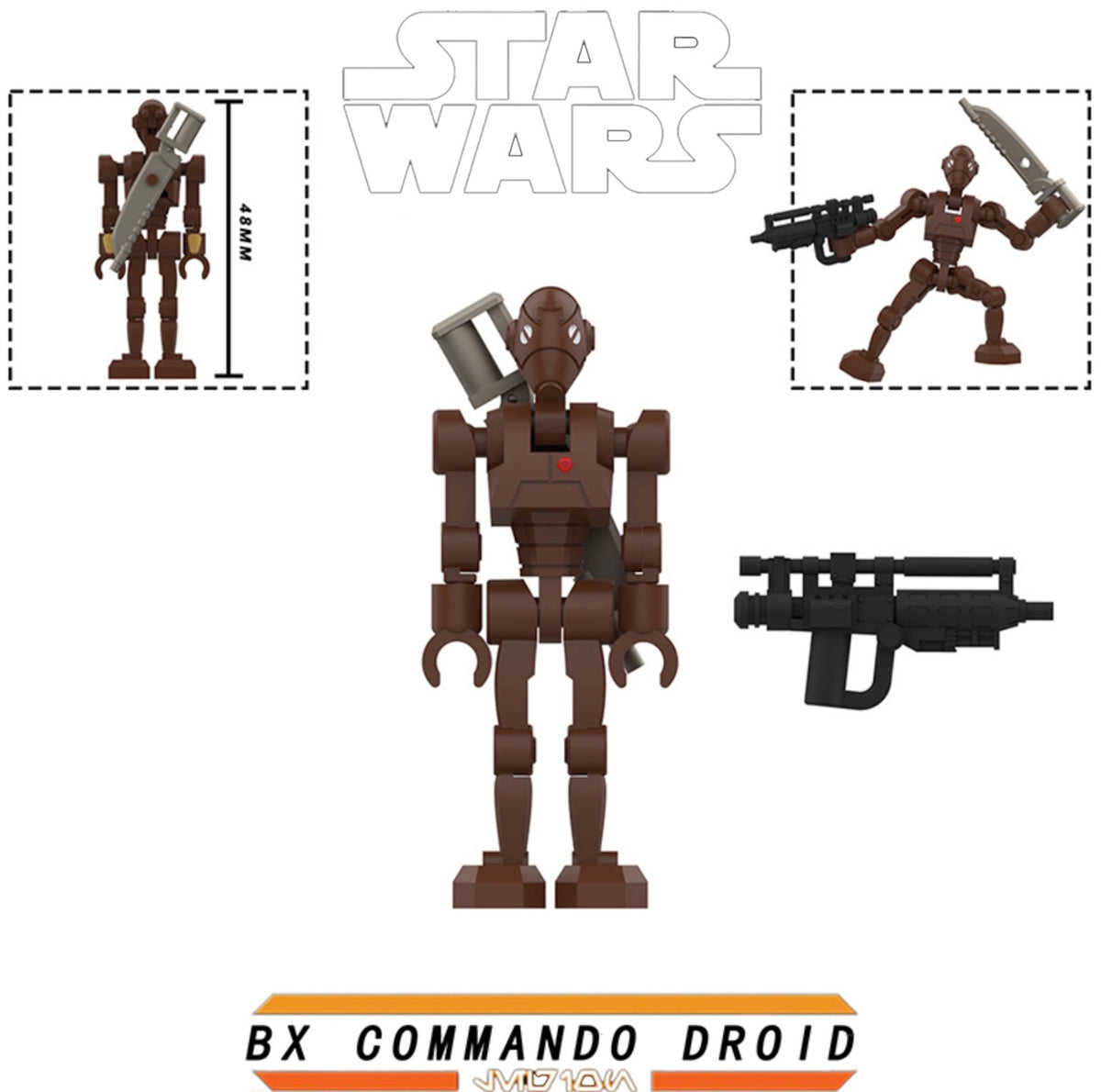 PREVENTE MINIFIGURE STAR WARS UNIVERS: COMMANDO DROID Custom Disponibilité Novembre 2026