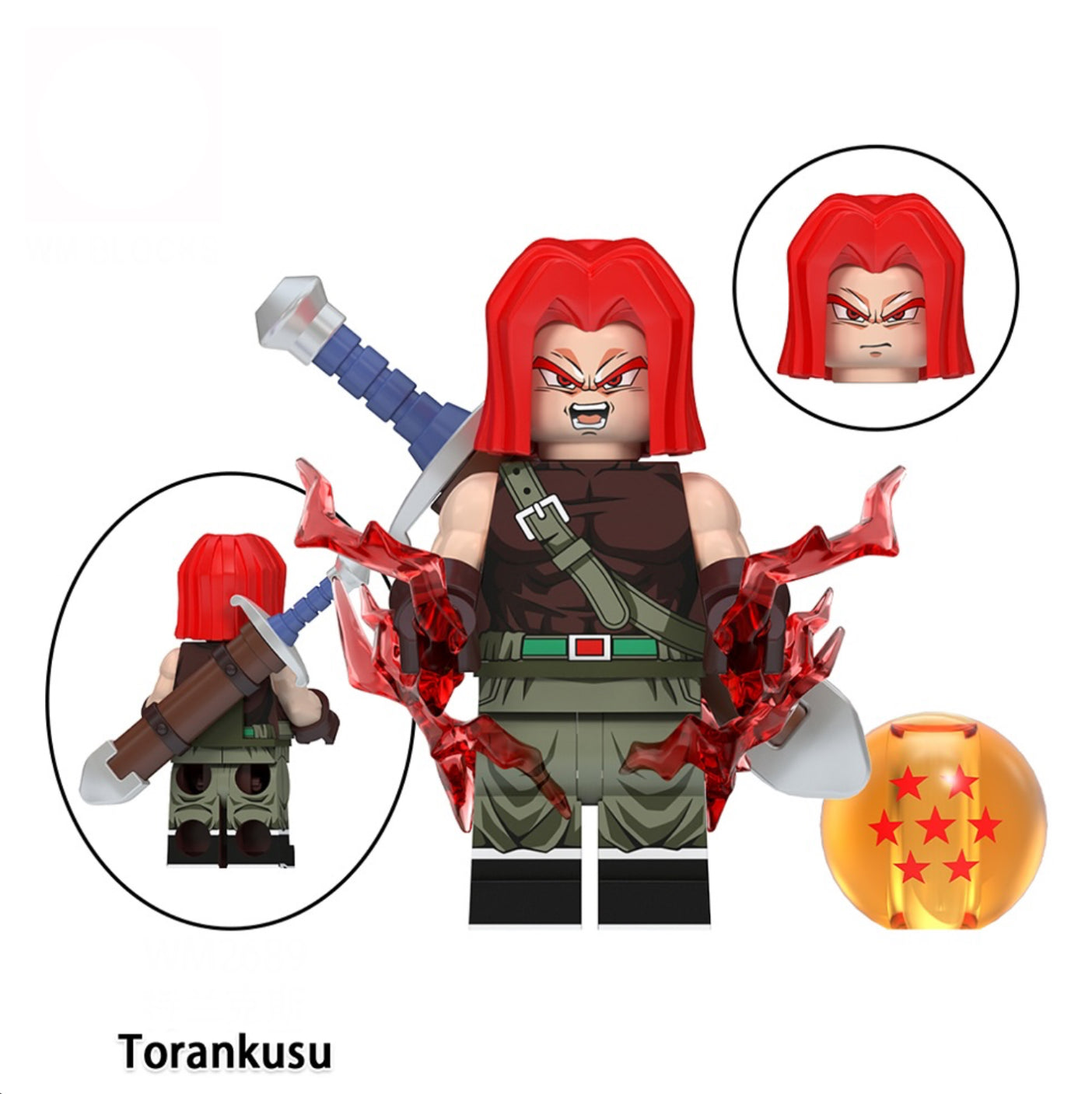 MINIFIGURE DRAGON BALL Z UNIVERS: TORANKUSO Custom