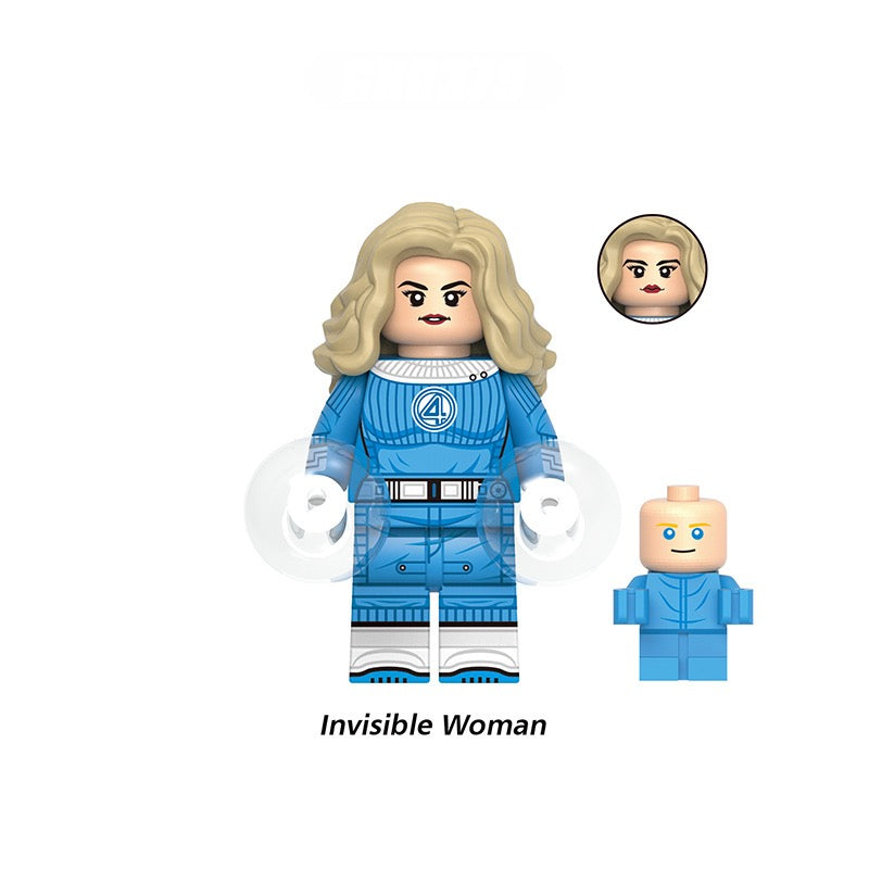 ♥️♥️♥️ MINIFIGURE MARVEL UNIVERS: INVISIBLE WOMAN ♥️♥️♥️ custom