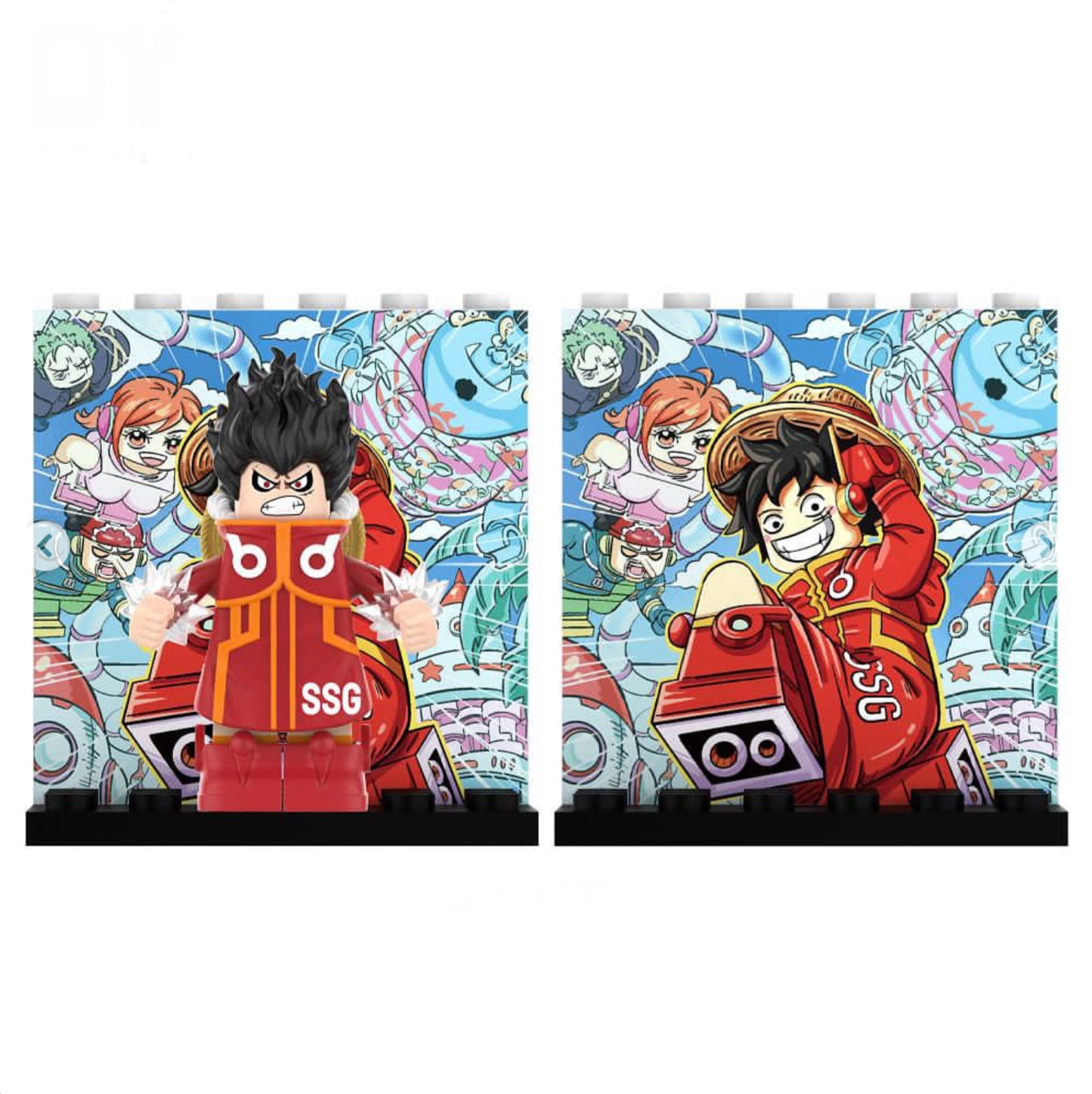 ♥️♥️♥️MINIFIGURE ONE PEACE UNIVERS: LUFFY ♥️♥️♥️custom