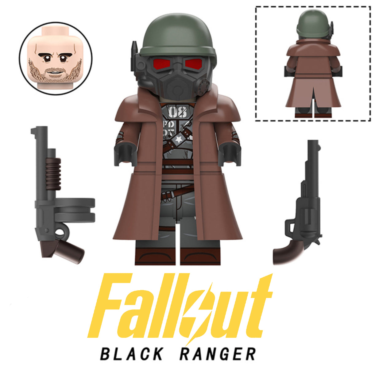 PREVENTE MINIFIGURE FALLOUT UNIVERS: BLACK RANGER CUSTOM Disponibilité Août 2025
