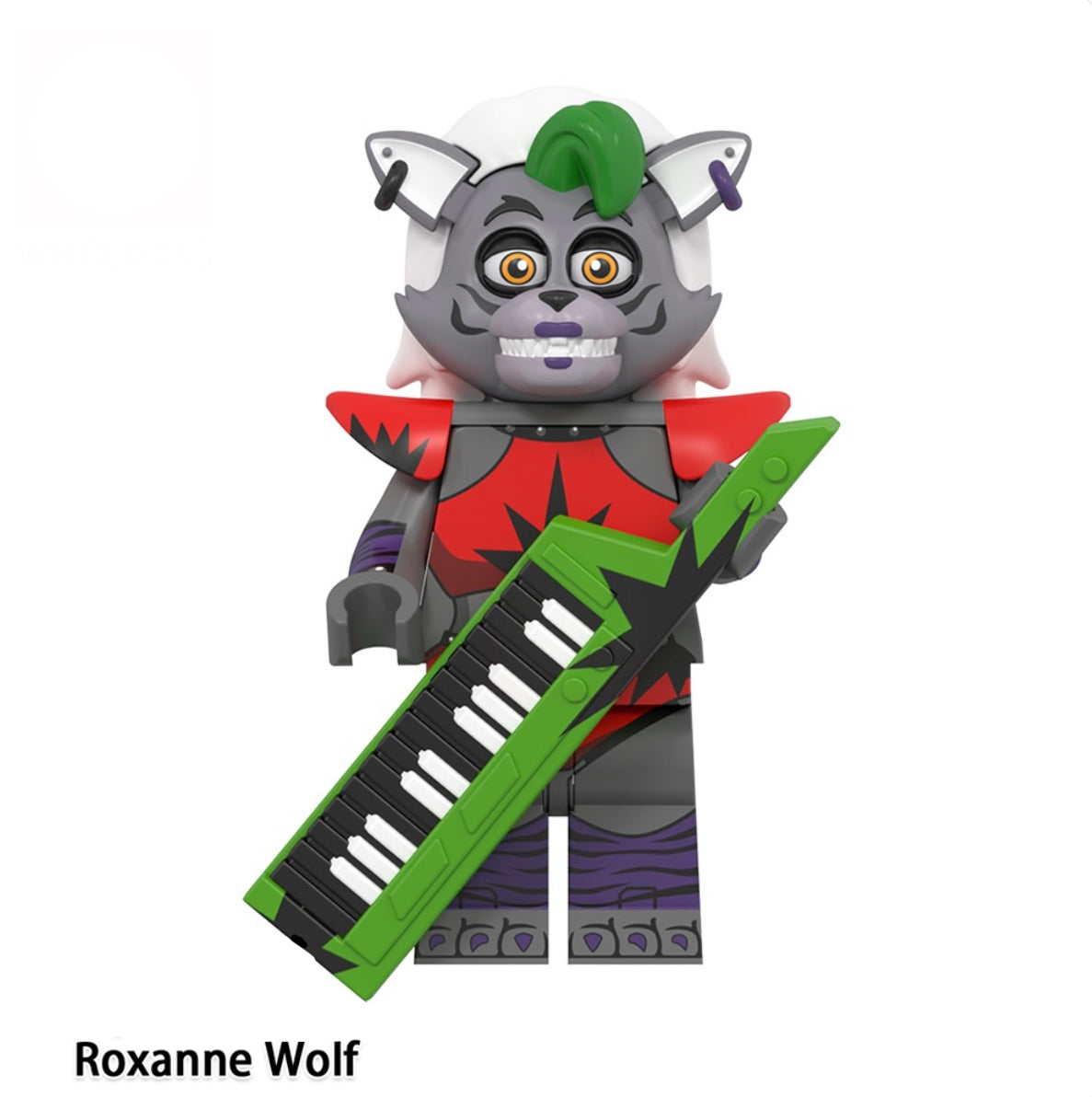 PREVENTE MINIFIGURE HORREUR UNIVERS: ROXANNE WOLF "FIVE NIGHTS AT FREDDY’S" CUSTOM disponibilité fin décembre 2025