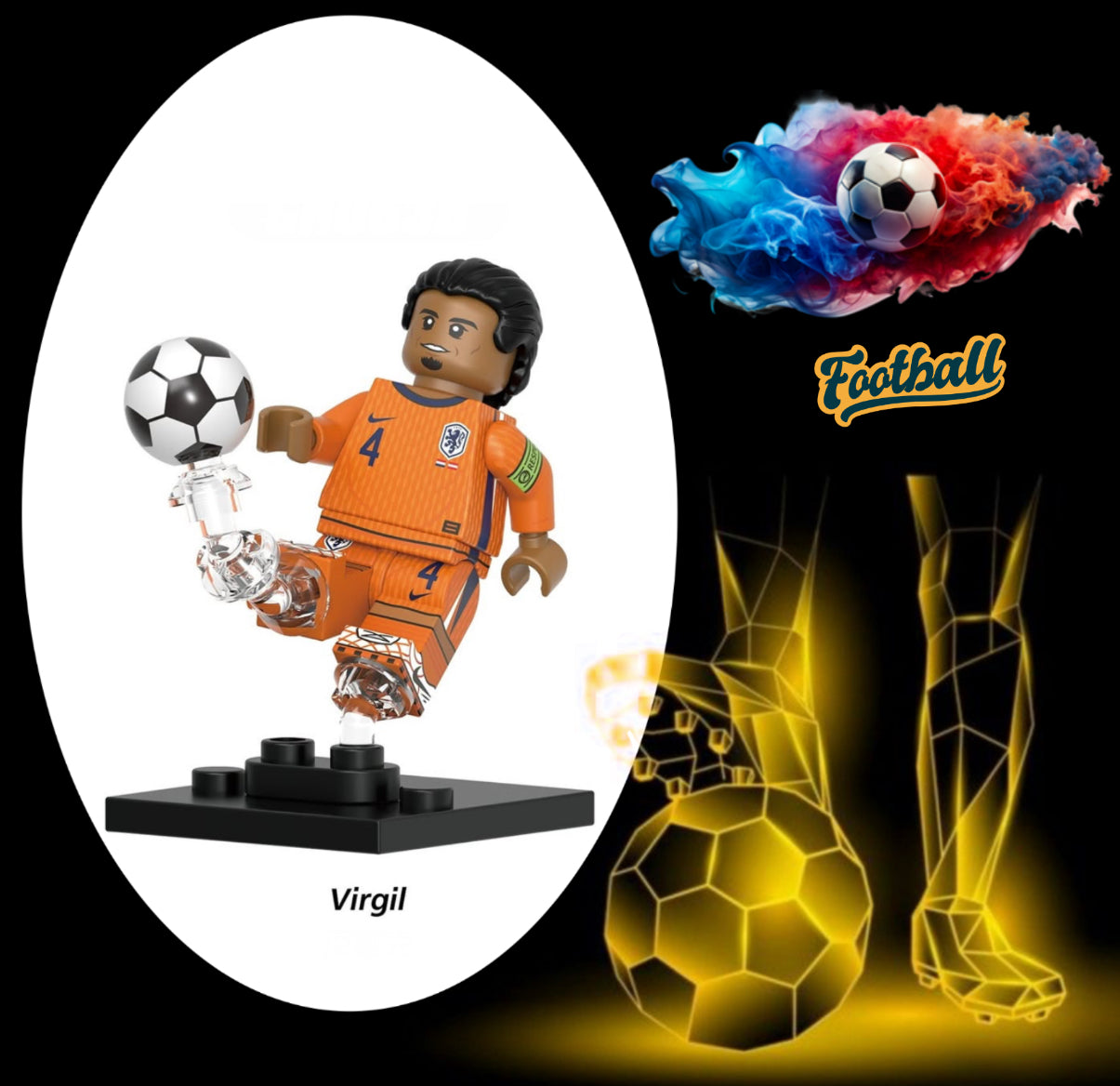 MINIFIGURE FOOTBALL UNIVERS🏟️: VIRGIL custom