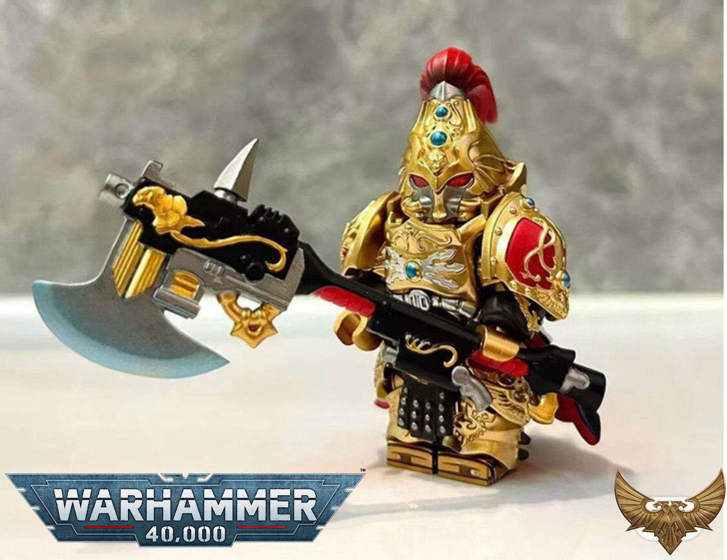 MINIFIGURE WARHAMMER 40K UNIVERS: ADEPTUS CUSTODES custom