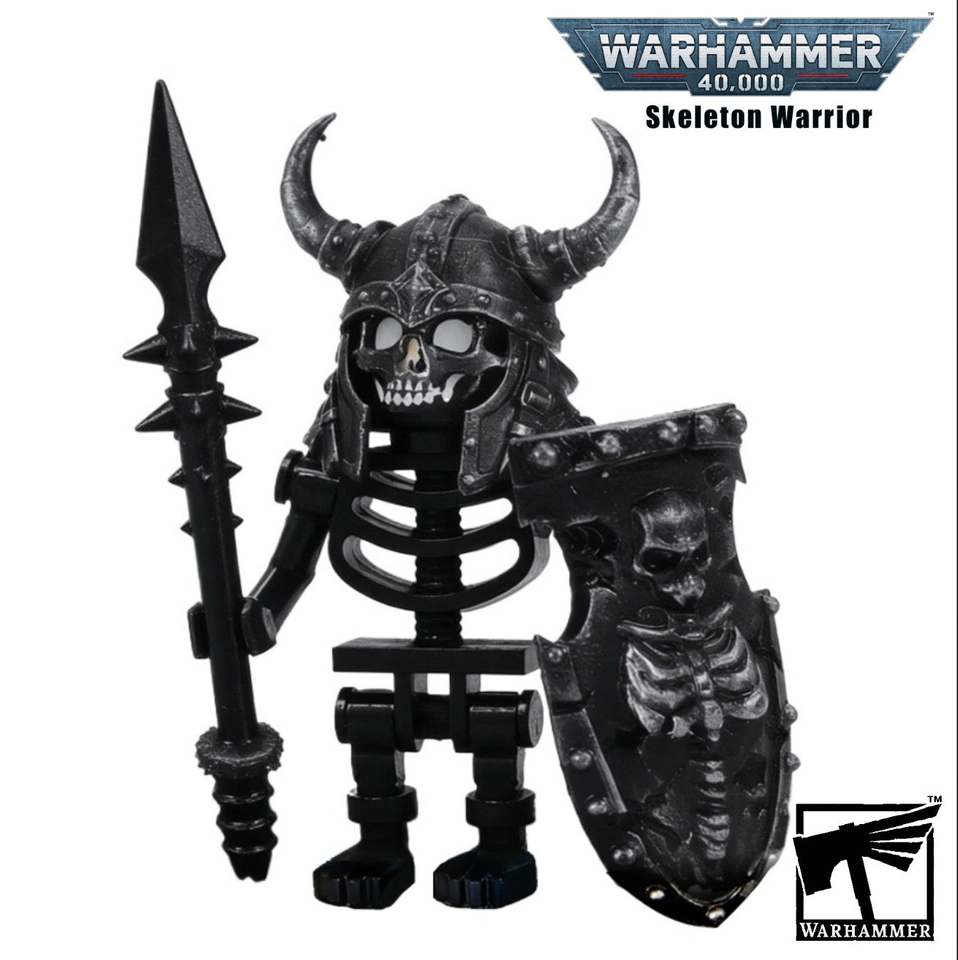 MINIFIGURE WARHAMMER 40K UNIVERS: SKELETON WARRIOR custom