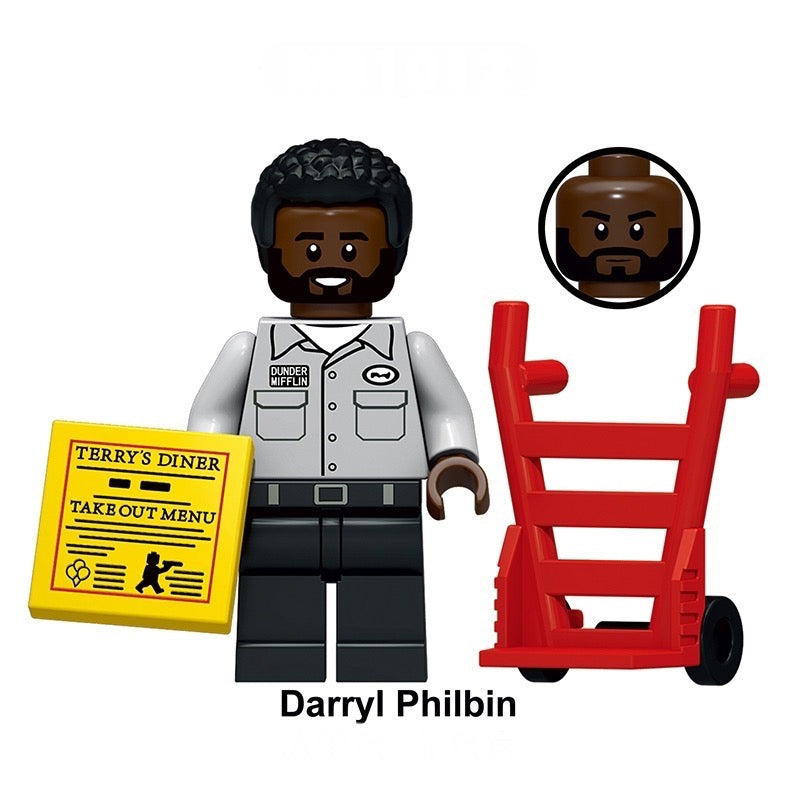 MINIFIGURE THE OFFICE UNIVERS: DARRYL PHILBIN Custom