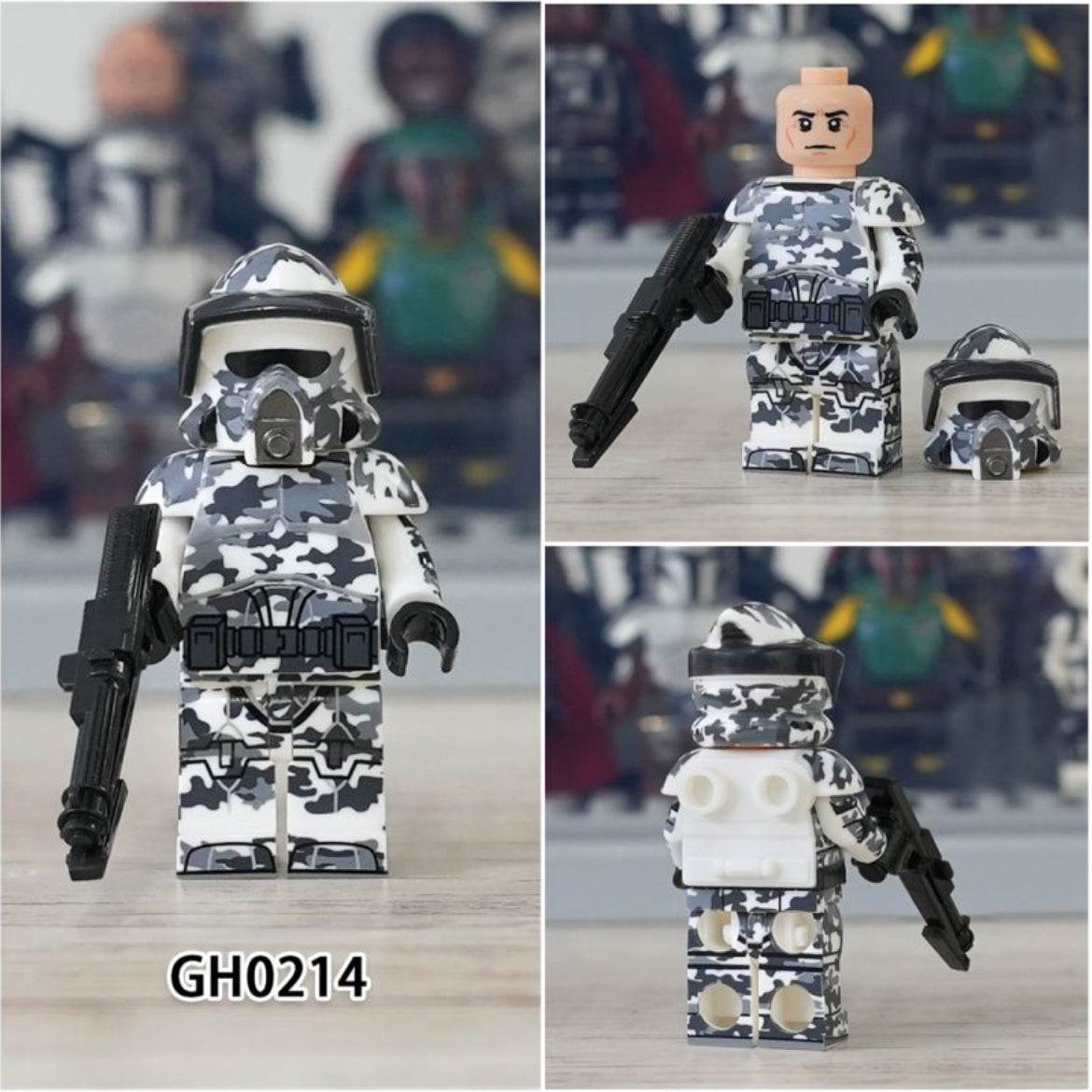 ♥️♥️♥️MINIFIGURE STAR WARS UNIVERS Jungle Camo ARF TROOPER ♥️♥️♥️custom