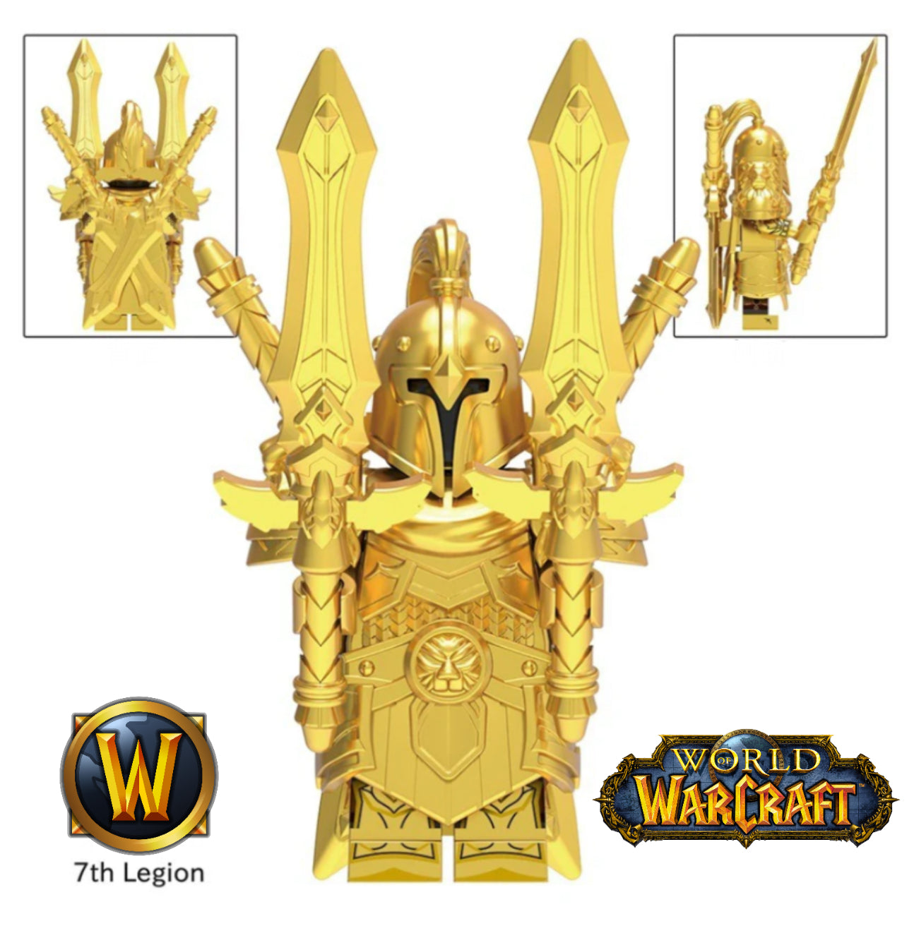 MINIFIGURE WORLD OF WARCRAFT UNIVERS: 7th LEGION custom