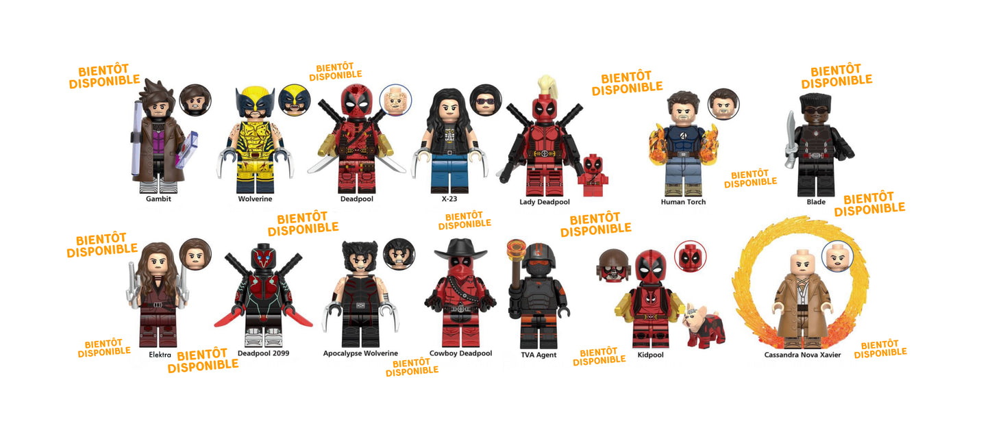 MINIFIGURE MARVEL DEADPOOL UNIVERS : APOCALYPSE WOLVERINE custom