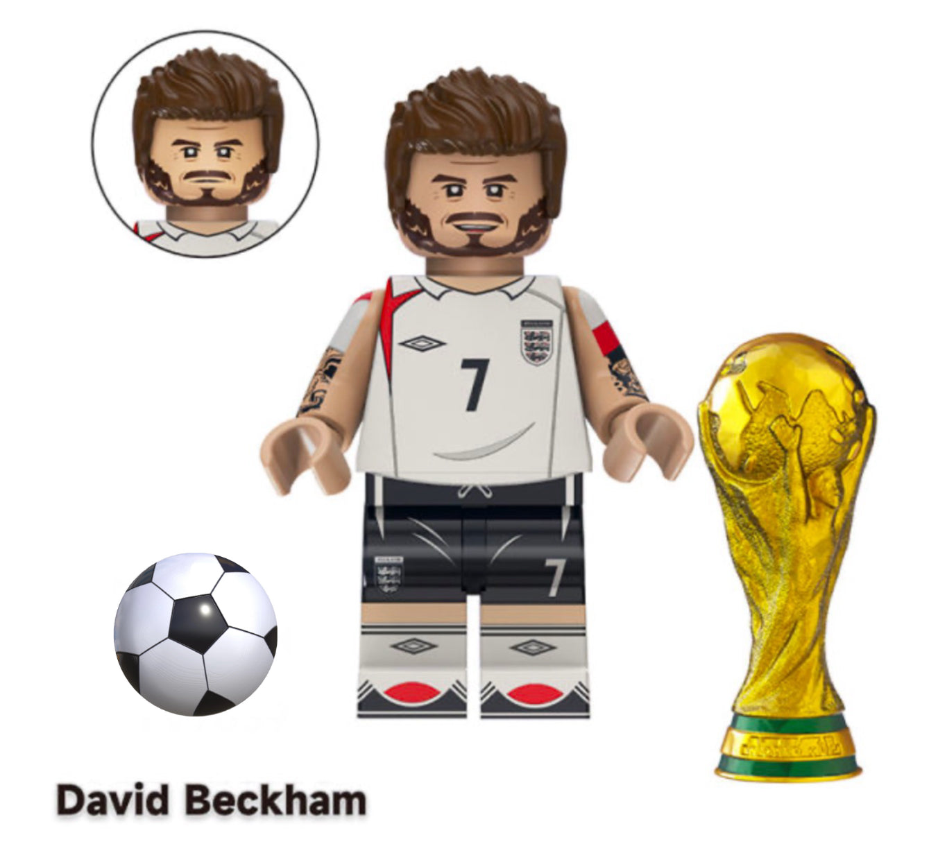 MINIFIGURE FOOTBALL UNIVERS🏟️:DAVID BECKHAM custom