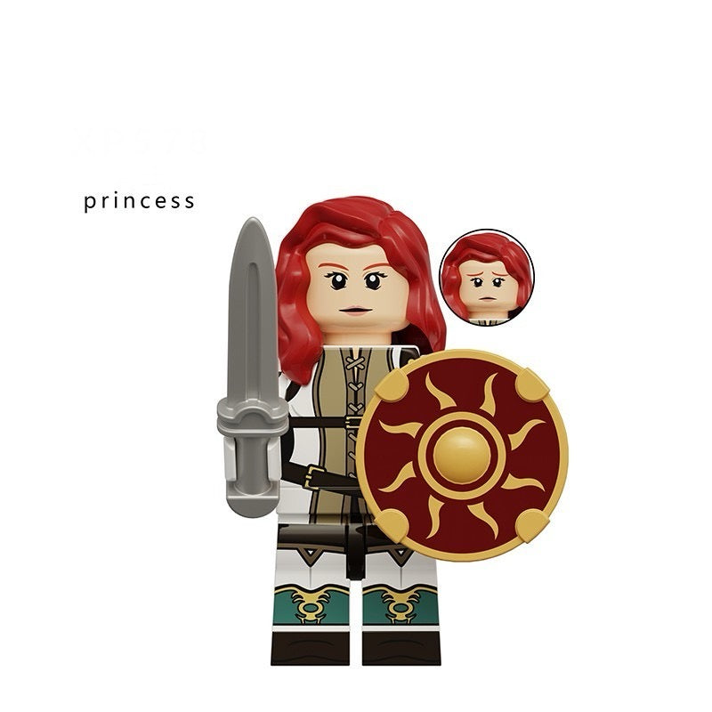 MINIFIGURE LORD OF THE RING/HOBBIT UNIVERS: PRINCESSE DU ROHAN CUSTOM