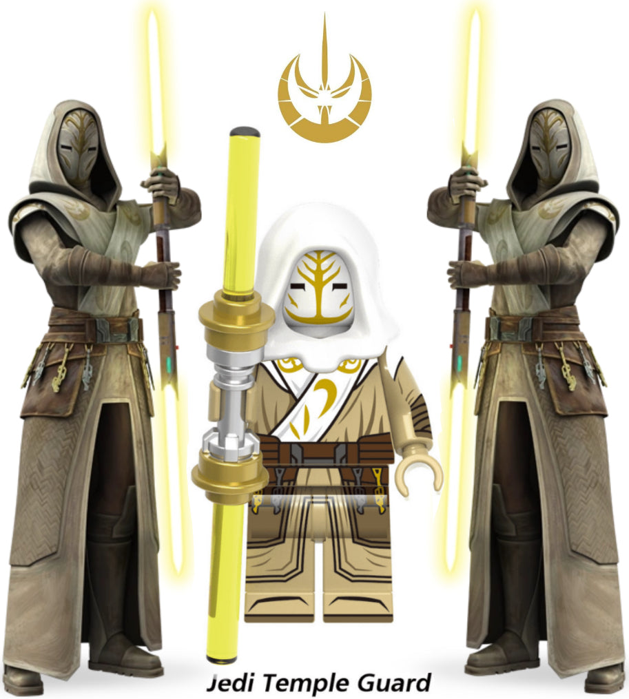 ♥️♥️♥️MINIFIGURE STAR WARS UNIVERS: JEDI TEMPLE GUARD ♥️♥️♥️custom TOP ZEDBRICK 2024