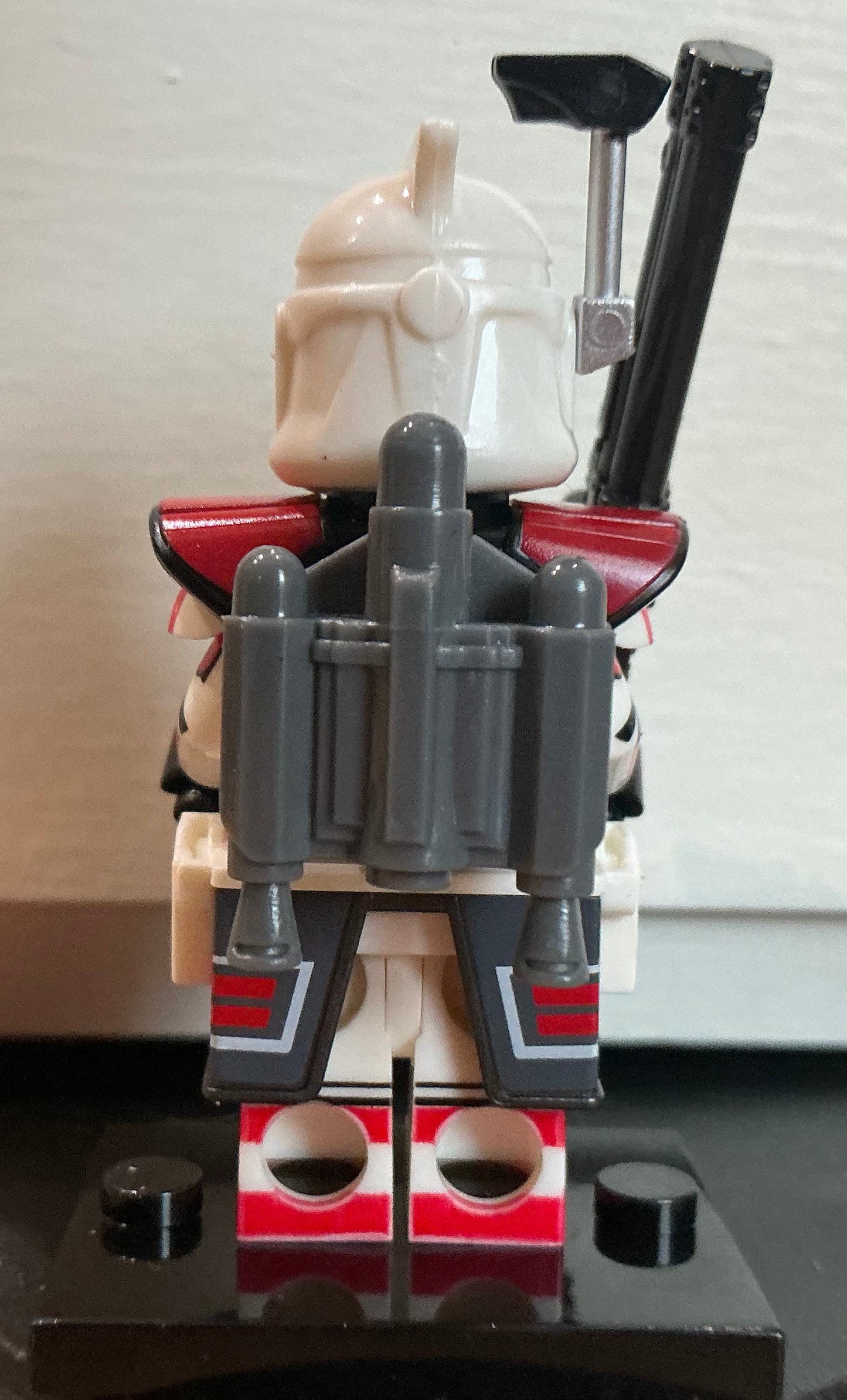 MINIFIGURE STAR WARS UNIVERS: CORUSCANT CLONE TROOPER COMMANDER FOX Custom