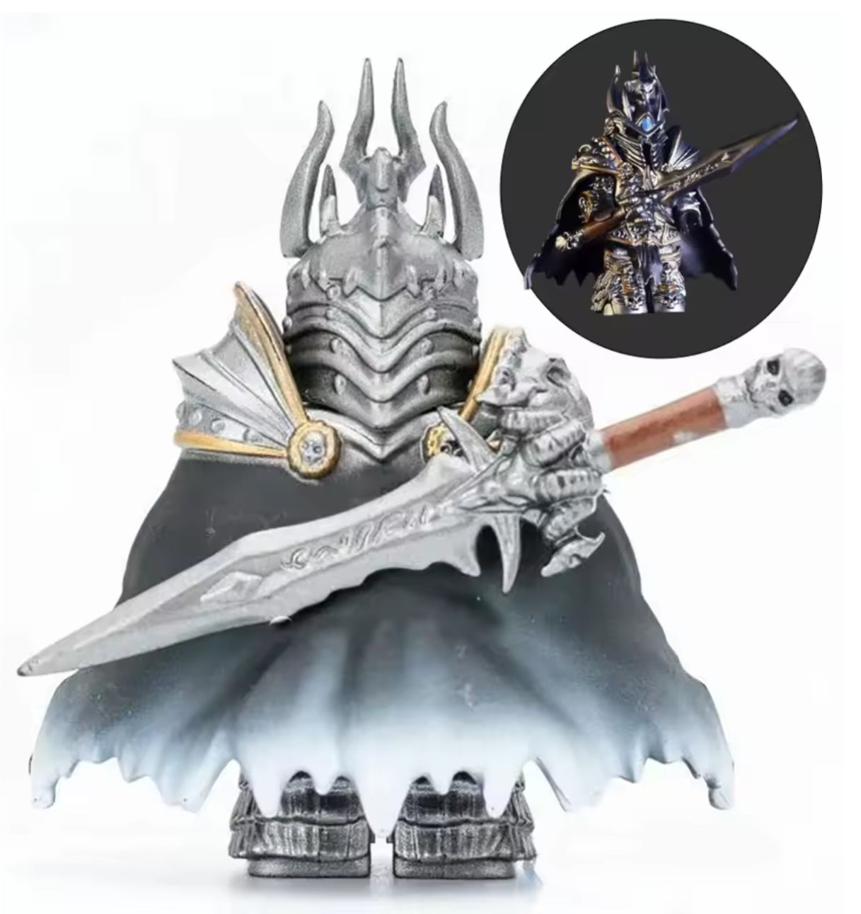 PREVENTE MINIFIGURE WORLD OF WARCRAFT UNIVERS: LICH KING custom Disponibilité fin Août 2025