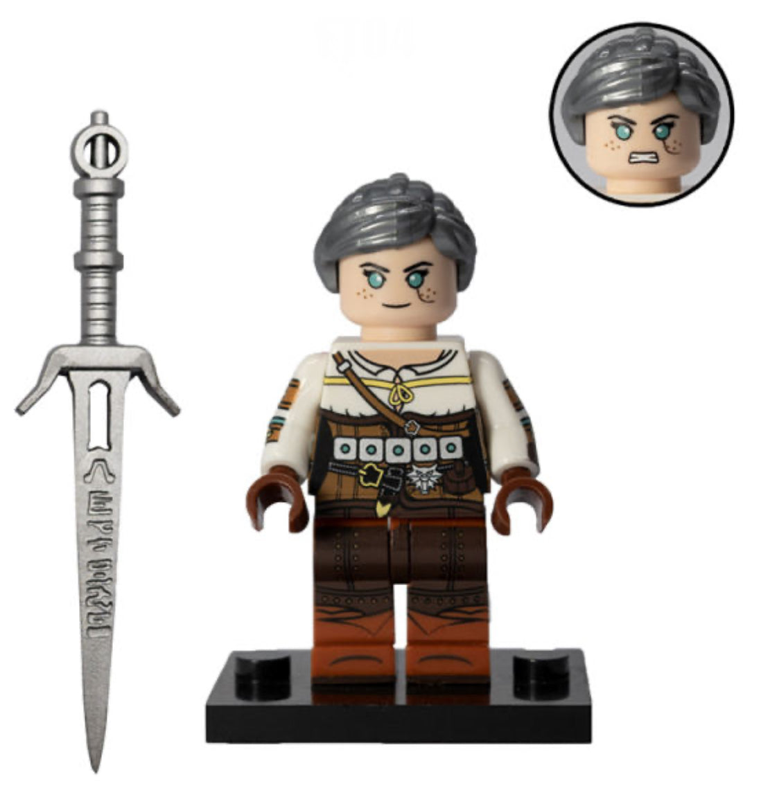 ♥️♥️MINIFIGURE THE WITCHER: CIRI ♥️♥️custom