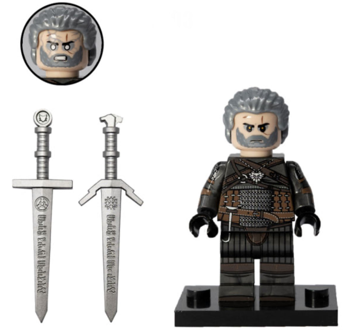 ♥️♥️MINIFIGURE THE WITCHER: GÉRALD OF RIVIA ♥️♥️custom