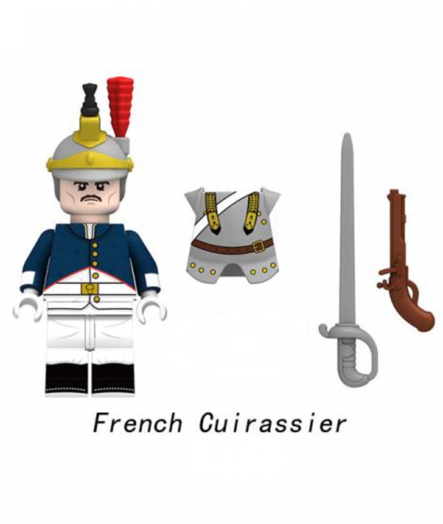 MINIFIGURE SOLDIER FRENCH CUIRASSIER Custom
