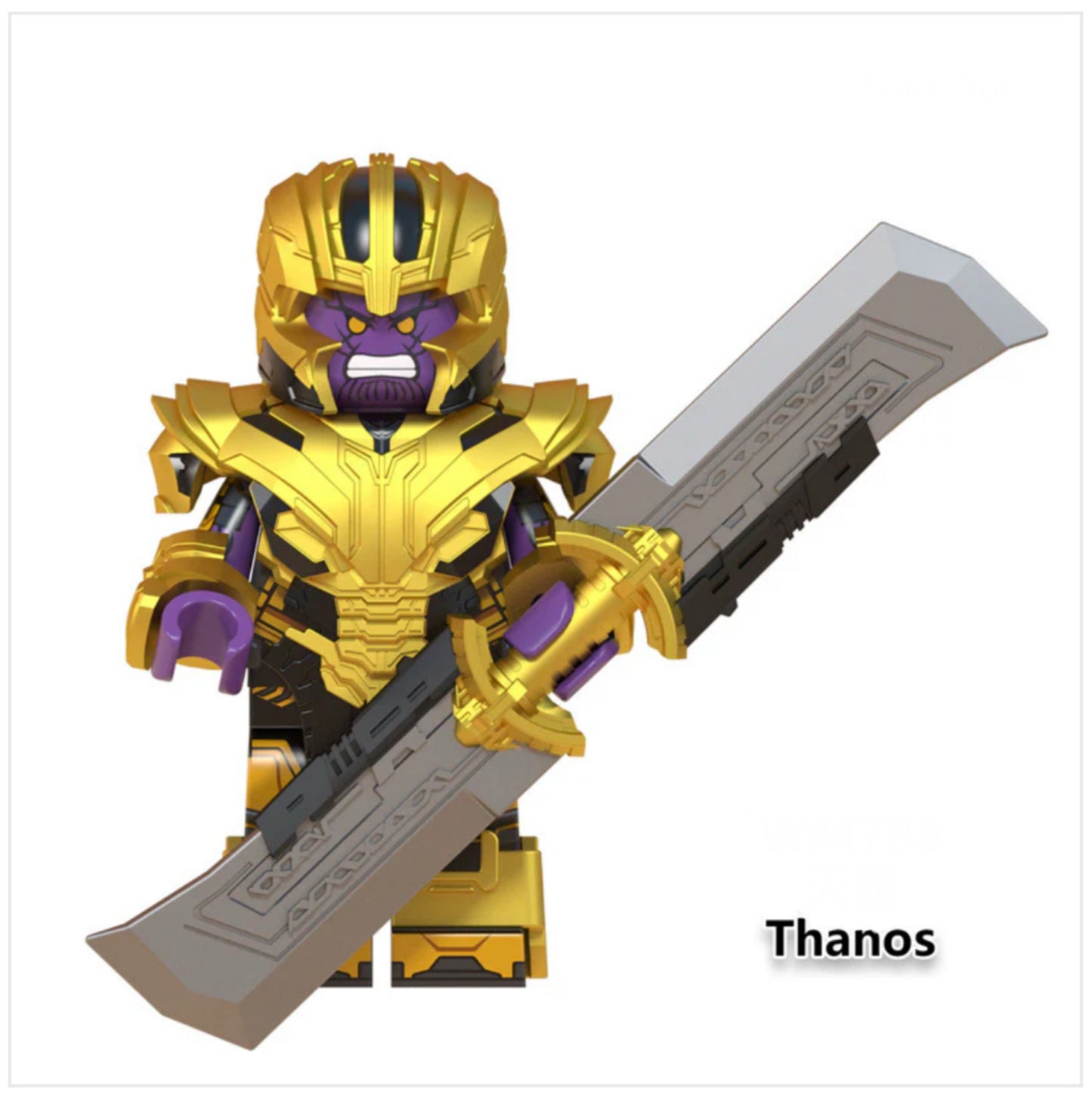 ♥️♥️♥️MINIFIGURE MARVEL UNIVERS: AVENGERS "THANOS" ♥️♥️♥️custom