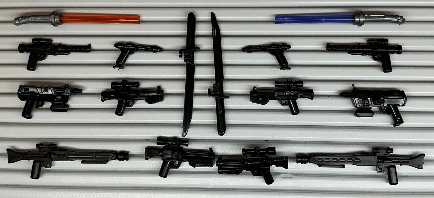 Accessoires figurines SW univers :  16 pièces(SW10)