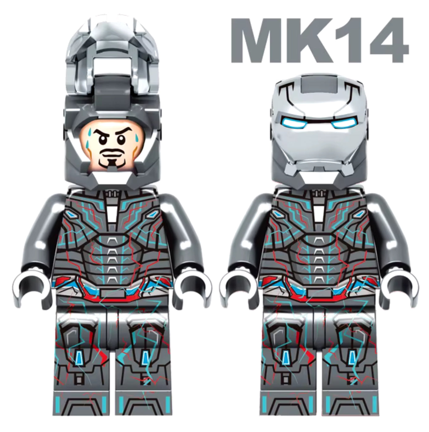 MINIFIGURE MARVEL UNIVERS: IRON MAN MKXIV custom