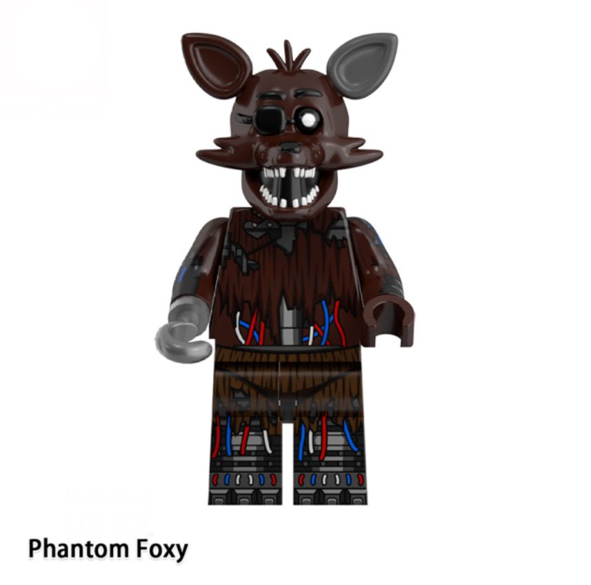 FIVE NIGHTS AT FREDDY’S MINIFIGURES UNIVERS: PHANTM FOXY CUSTOM