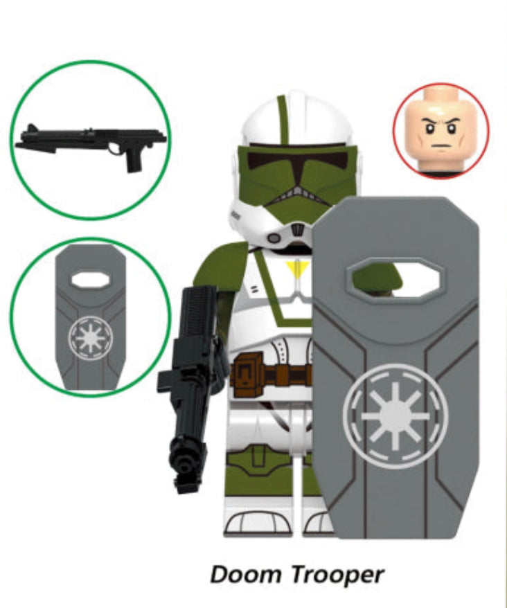 MINIFIGURE STARWARS UNIVERS: DOOM CLONETROOPER custom